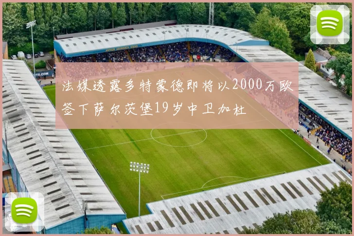 法媒透露多特蒙德即将以2000万欧签下萨尔茨堡19岁中卫加杜