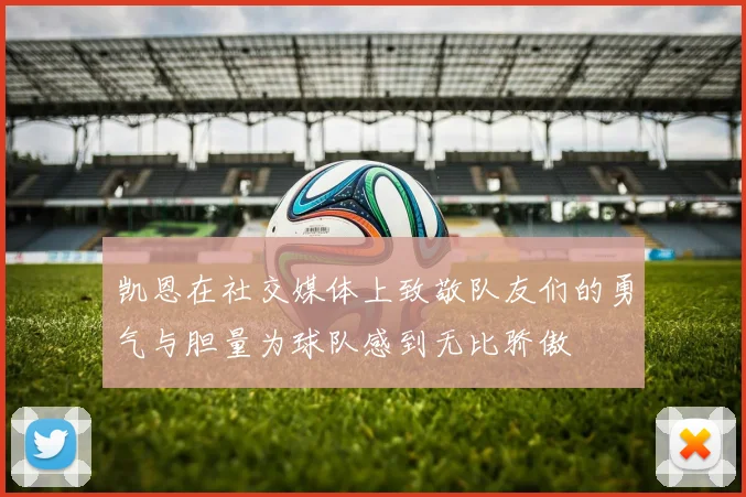 凯恩在社交媒体上致敬队友们的勇气与胆量为球队感到无比骄傲